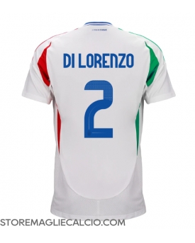 Italia Giovanni Di Lorenzo #2 Maglia Gara Trasferta Repliche Europei 2024